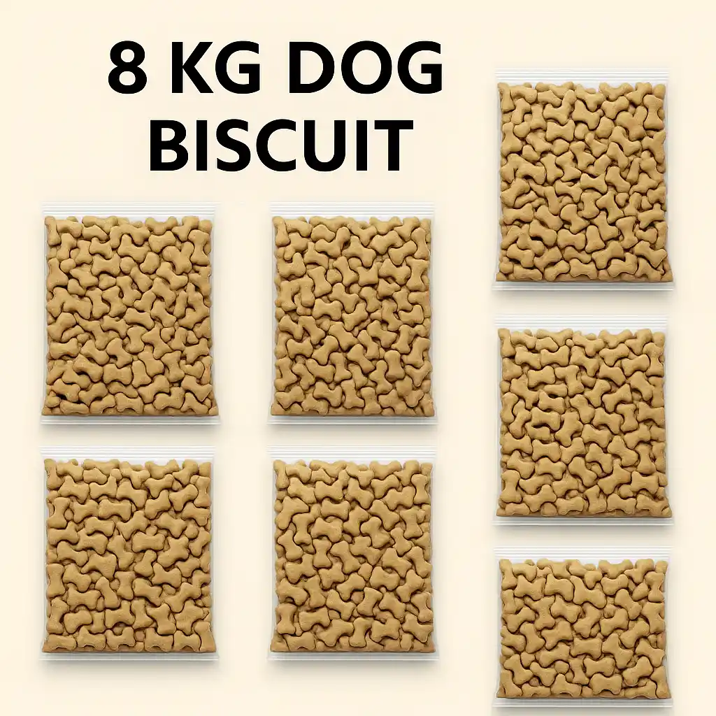 High Fiber & Protein Dog Biscuit 8Kg